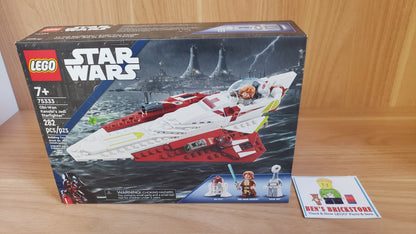 New, Complete LEGO® Star Wars™ 75333 Obi-Wan Kenobi’s Jedi Starfighter™ (282 Pieces)