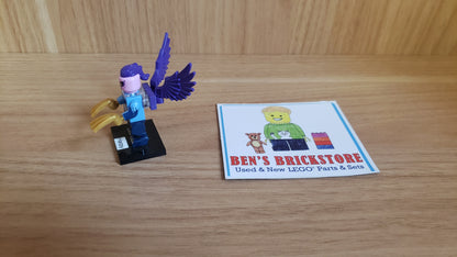 New, Complete LEGO® Collectible Minifigures Set col25-9 - Harpy, Series 25 (Complete Set with Stand and Accessories)