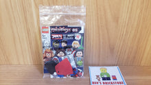 New, Complete LEGO® Collectible Minifigures Set colmar-8 - Zombie Hunter Spidey, Marvel Studios, Series 1 (Complete Set with Stand and Accessories)