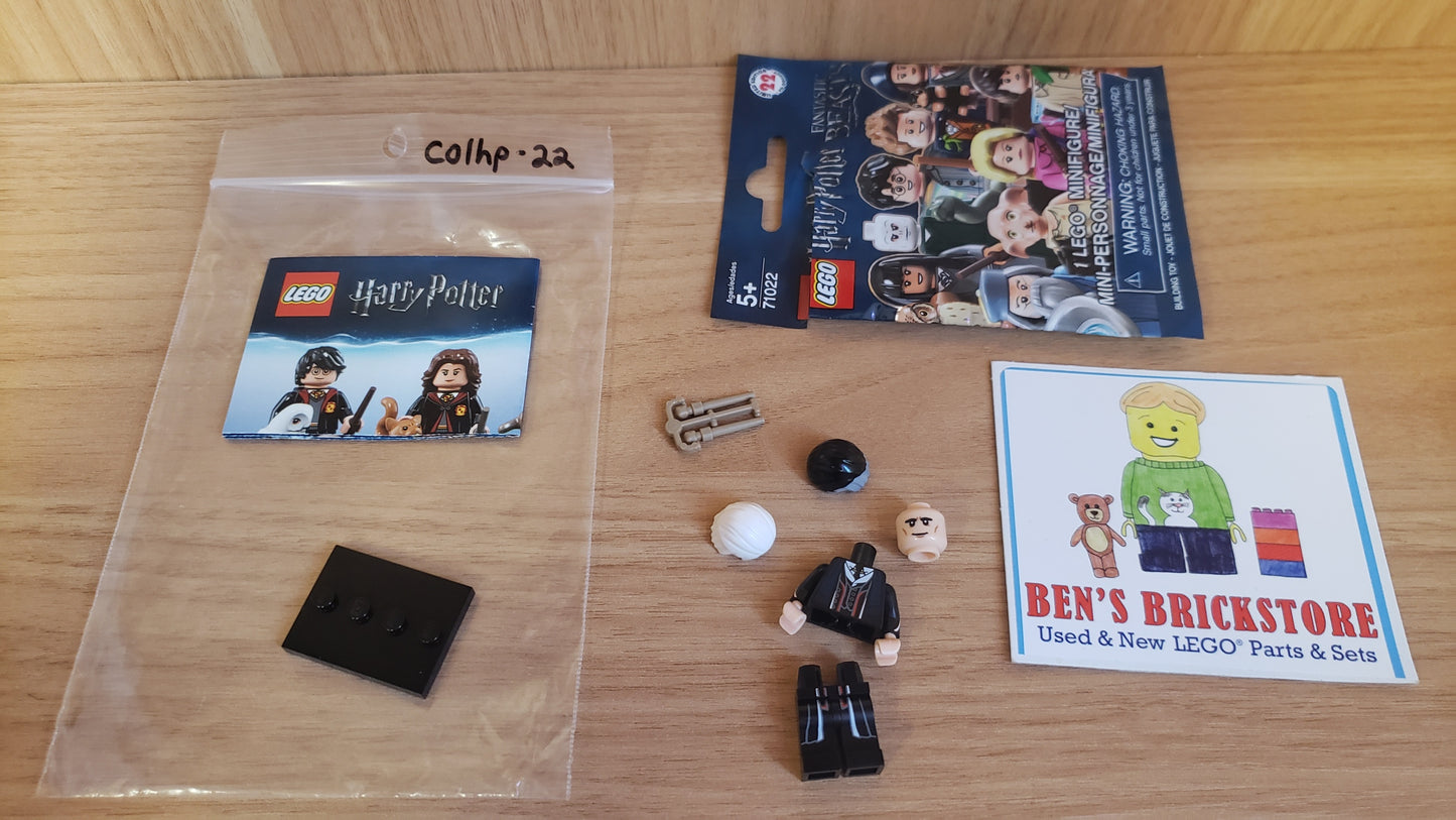 New, Complete  LEGO® Collectible Minifigures Set colhp-22 - Percival Graves, Harry Potter, Series 1 (Complete Set with Stand and Accessories)