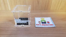 IDISPLAYIT Single Minifigure Display Case w/ 6 x 6 Black Plate