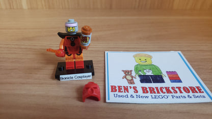 New, Sealed LEGO® Collectible Minifigures Set col29-3 Bionicle Cosplayer, Series 29 (Complete Set with Stand and Accessories)