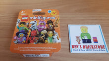 New, Sealed LEGO® Collectible Minifigures Set col29-5 Boba Cup Fan, Series 29 (Complete Set with Stand and Accessories)