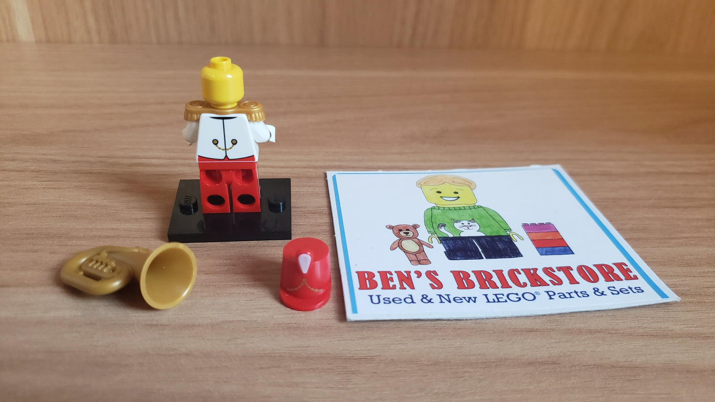 New, Sealed LEGO® Collectible Minifigures Set col29-8 Tuba Player, Series 29 (Complete Set with Stand and Accessories)