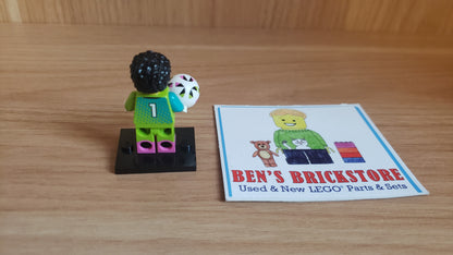 New, Sealed LEGO® Collectible Minifigures Set col29-9 Soccer Goalkeeper, Series 29 (Complete Set with Stand and Accessories)