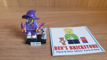 New, Sealed LEGO® Collectible Minifigures Set col29-10 Cute Witch, Series 29 (Complete Set with Stand and Accessories)