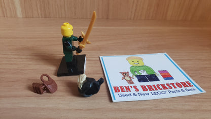 New, Sealed LEGO® Collectible Minifigures Set col29-11 Mysterious Ronin, Series 29 (Complete Set with Stand and Accessories)