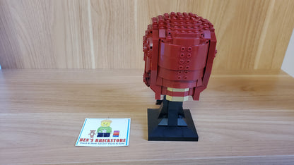 Used, Complete, PREASSEMBLED LEGO® Marvel Avengers Set 76165 Iron Man Helmet (480 Pieces)