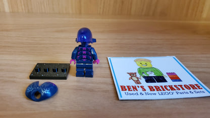 Used LEGO® Collectible Minifigures Set col26-10 - Alien Beetlezoid, Series 26 (Complete Set with Stand and Accessories)