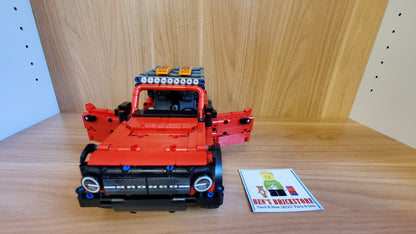 Used, Complete, PREASSEMBLED LEGO® Technic™ Set 42213 Ford Bronco SUV (943 Pieces)