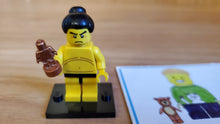 Used, Complete LEGO® Collectible Minifigures Set 8803, col03-7 - Sumo Wrestler, Series 3 (Complete Set with Stand and Accessories)