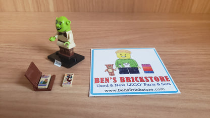 New, Sealed LEGO® Shrek Collectible Minifigures Set 71053 colshr-4, Shrek (Complete Set with Stand and Accessories)