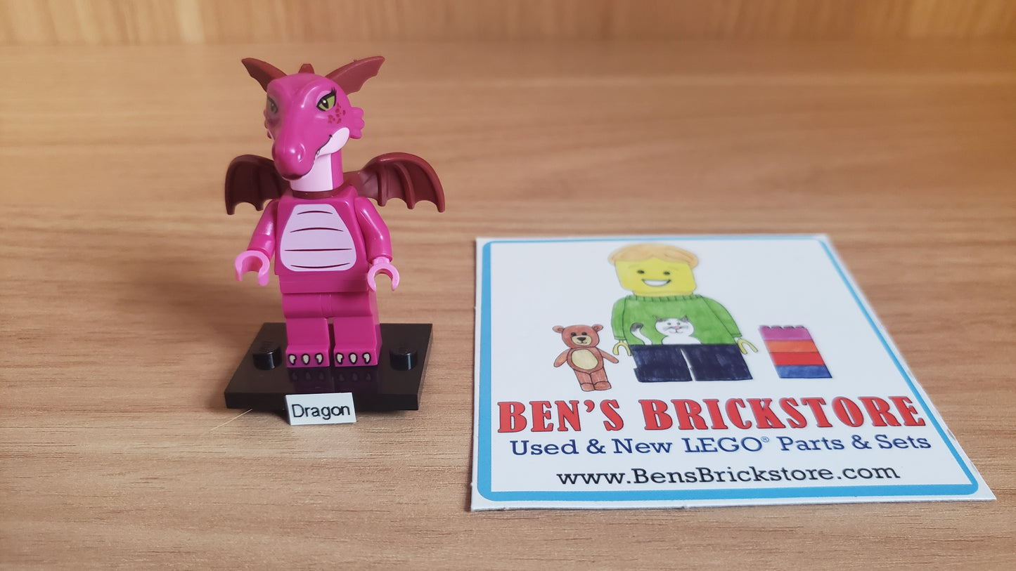 New, Sealed LEGO® Shrek Collectible Minifigures Set 71053 colshr-5, Dragon (Complete Set with Stand and Accessories)