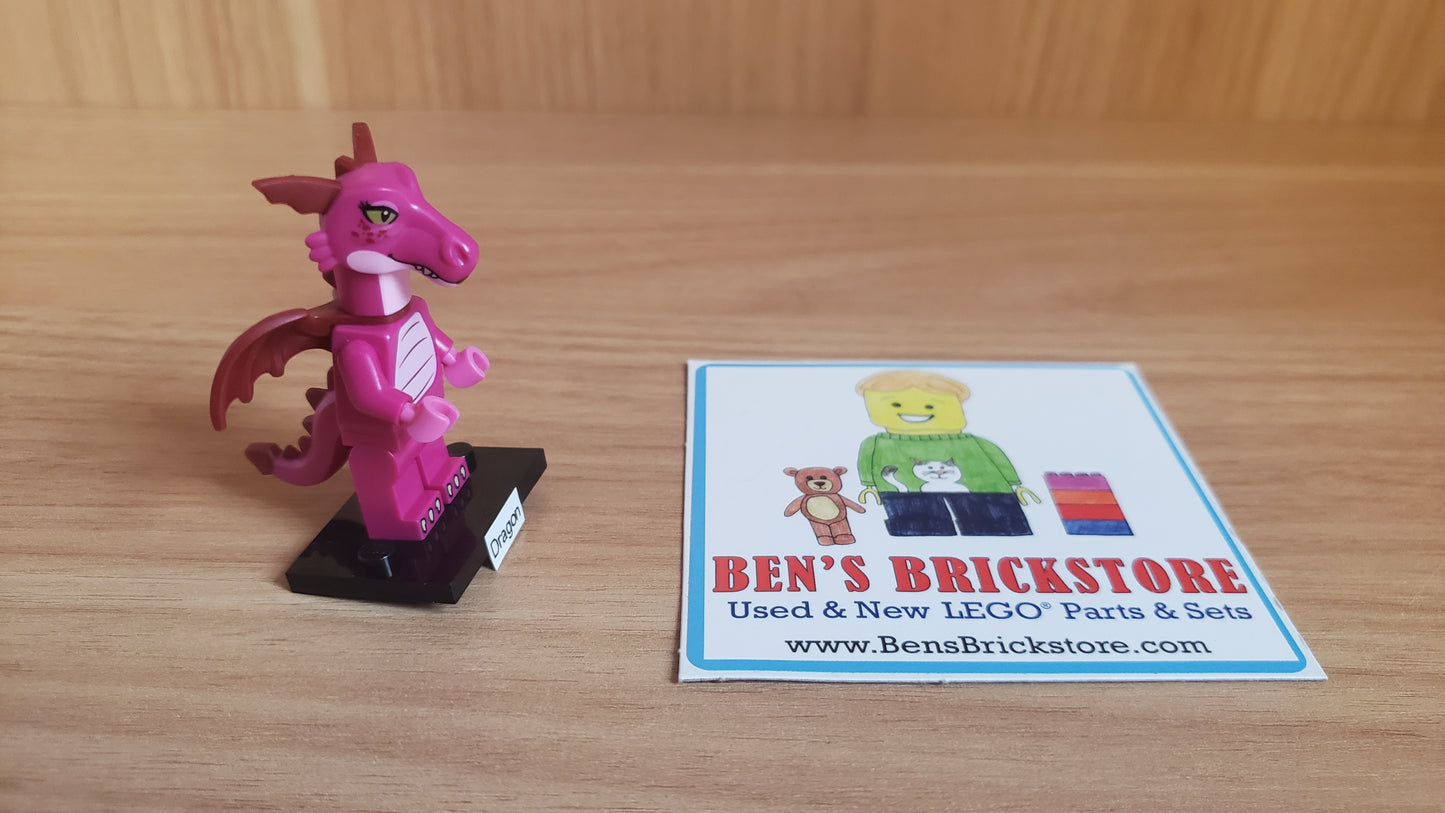 New, Sealed LEGO® Shrek Collectible Minifigures Set 71053 colshr-5, Dragon (Complete Set with Stand and Accessories)
