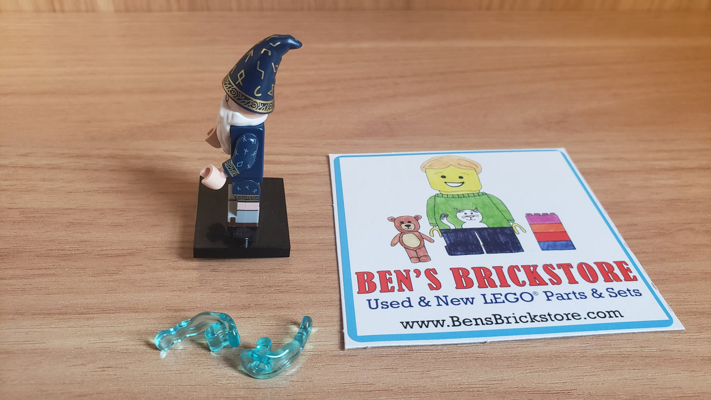 New, Sealed LEGO® Shrek Collectible Minifigures Set 71053 colshr-7, Merlin (Complete Set with Stand and Accessories)