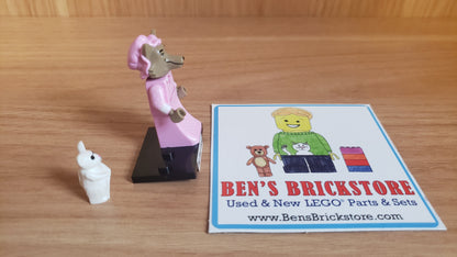 New, Sealed LEGO® Shrek Collectible Minifigures Set 71053 colshr-9, Big Bad Wolf (Complete Set with Stand and Accessories)