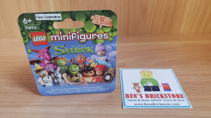 New, Sealed LEGO® Shrek Collectible Minifigures Set 71053 colshr-11, Fairy Godmother (Complete Set with Stand and Accessories)