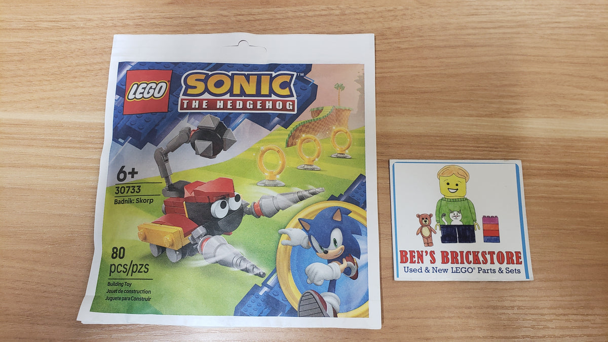 New, Sealed LEGO® Sonic the Hedgehog 30733 - Badnik: Skorp paper bag (80 pcs)