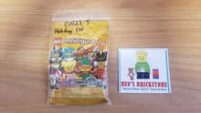 New, Complete LEGO® Collectible Minifigures Set 71034, col23-5 - Holiday Elf, Series 23 (Complete Set with Stand and Accessories)