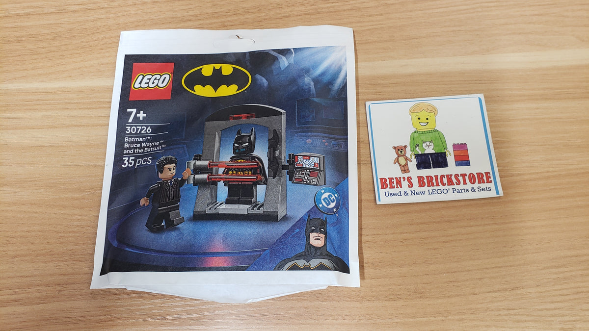 New, Sealed LEGO® DC Super Heroes Set 30726 - Batman: Bruce Wayne and the Batsuit paper bag (35 pcs)