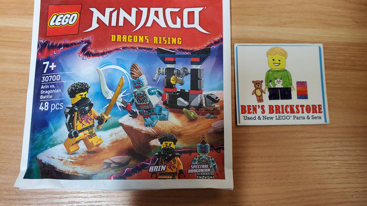New, Sealed LEGO® Ninjago Set 30700 - Arin vs. Dragonian Battle paper bag