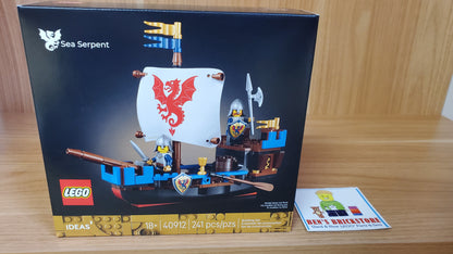 New, Sealed LEGO® Ideas Castle Set 40912 - Sea Serpent (241 pcs)