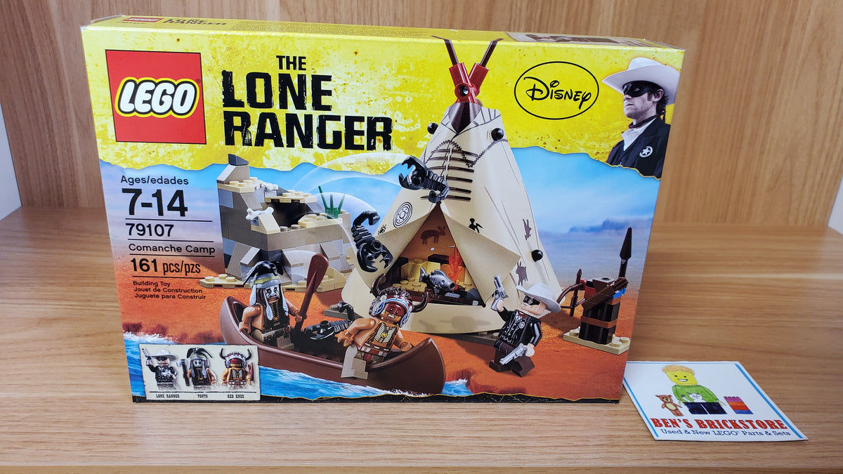 New, Sealed, MINOR BOX CREASE, LEGO® The Lone Ranger Set 79107 Comanche Camp (161 pcs)