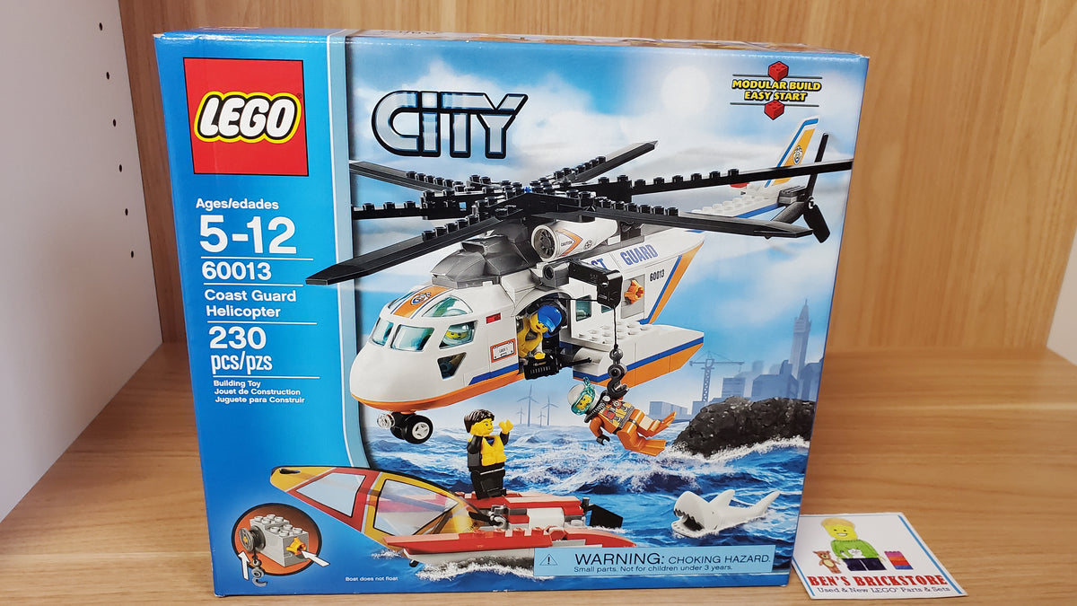 New, Sealed MINOR BOX DAMAGE LEGO® City Coast Guard Helicopter Set 60013 (230 pcs)