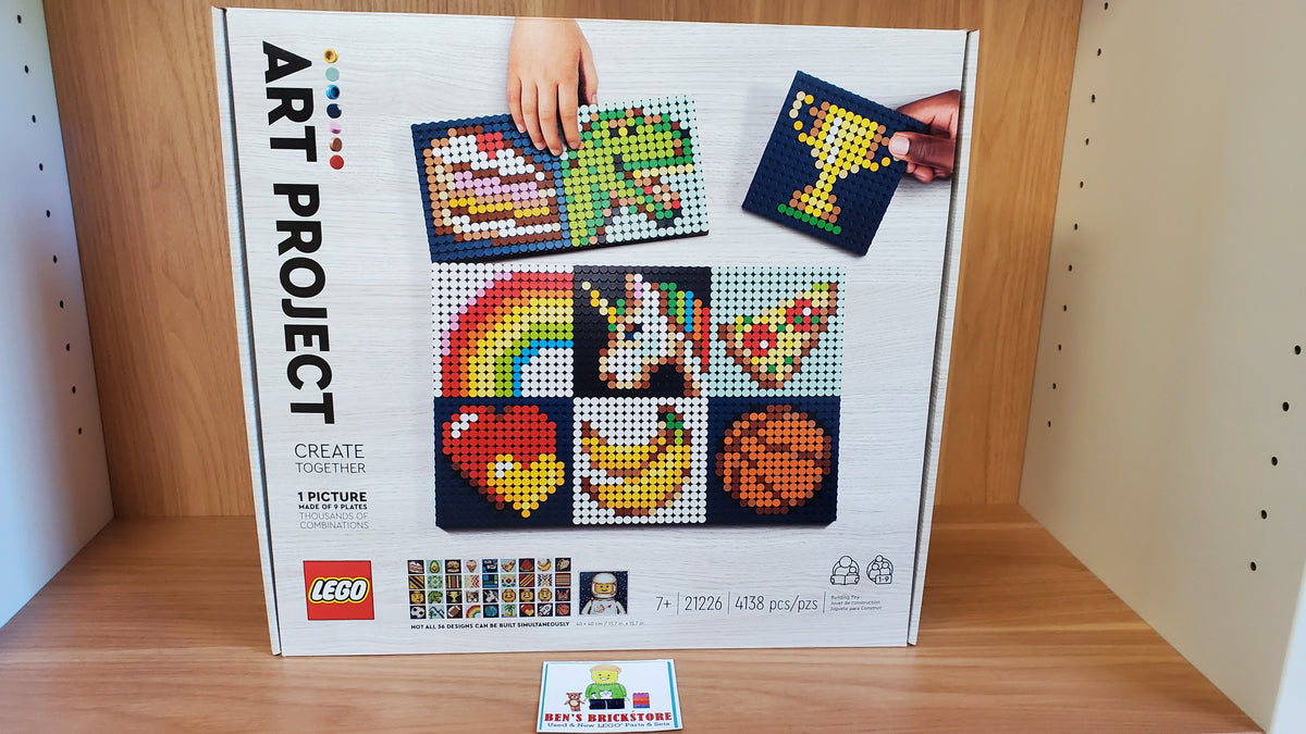 New, Sealed LEGO® Art: Art Project – Create Together 21226 Building Kit (4,138 pcs)