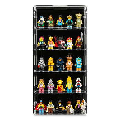 25 LEGO® Minifigures Wall-Mounted Display Case by Kingdom Brick Supply