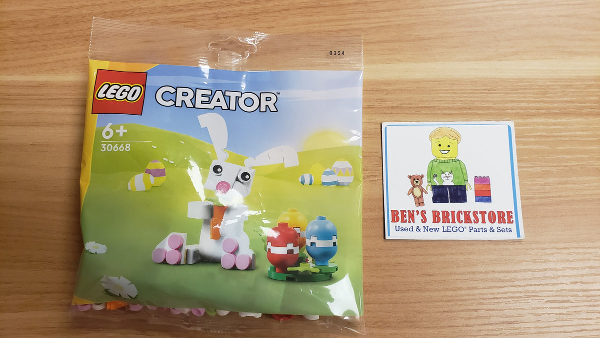 New, Sealed LEGO® Creator Set 30668 - Easter Bunny with Colorful Eggs polybag (68 pcs)