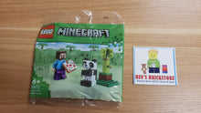 New, Sealed LEGO® Minecraft Set 30672 - Steve and Baby Panda polybag (35 pcs)