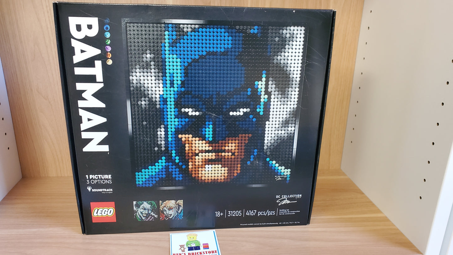 New, Sealed LEGO® Art Jim Lee Batman™ Collection 31205 Building Kit (4,167 Pieces)