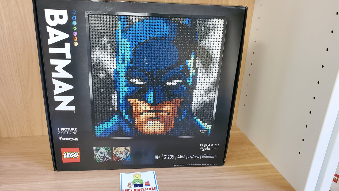 New, Sealed LEGO® Art Jim Lee Batman™ Collection 31205 Building Kit (4,167 Pieces)