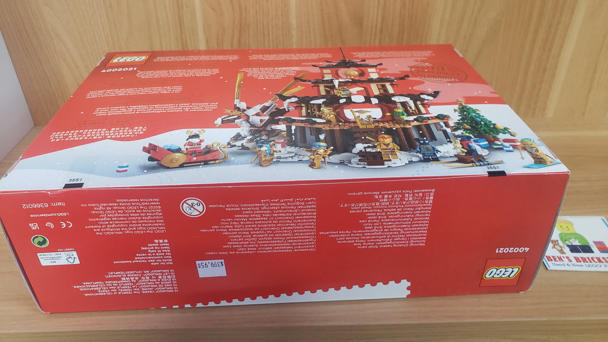 New, Sealed LEGO® Brand Employee Gift Ninjago Set 4002021 - 2021 Employee Exclusive: The Temple of Celebrations (1320 pcs)