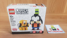 New, Sealed LEGO® BrickHeadz Disney Set 40378 - Pluto & Goofy (214 pcs)