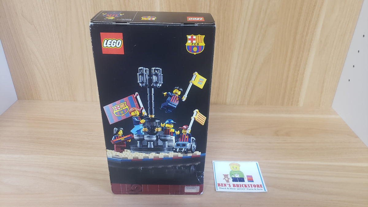 New, Sealed MINOR BOX DAMAGE LEGO® Icons Sports/Soccer Set 40485 - FC Barcelona Celebration (178 pcs)