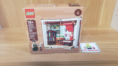 New, Sealed LEGO® Brand Set 40766 - Tribute to Jane Austen's Books (361 pcs)