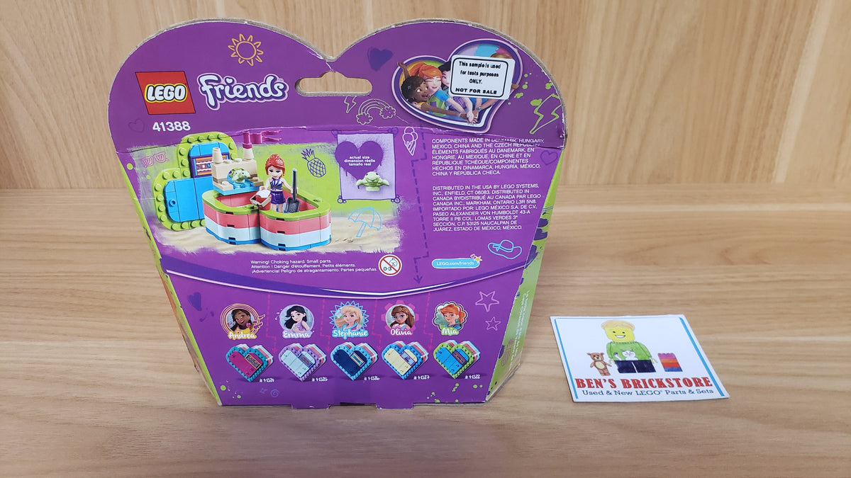 New, Sealed LEGO® Friends Set 41388 - Mia's Summer Heart Box (85 pcs)
