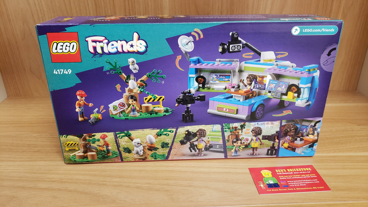 New, Sealed LEGO® Friends Newsroom Van Set 41749 (446 pcs)
