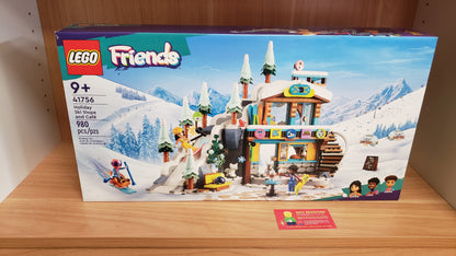 New, Sealed LEGO® Friends Holiday Ski Slope and Café Set 41756 (980 pcs)
