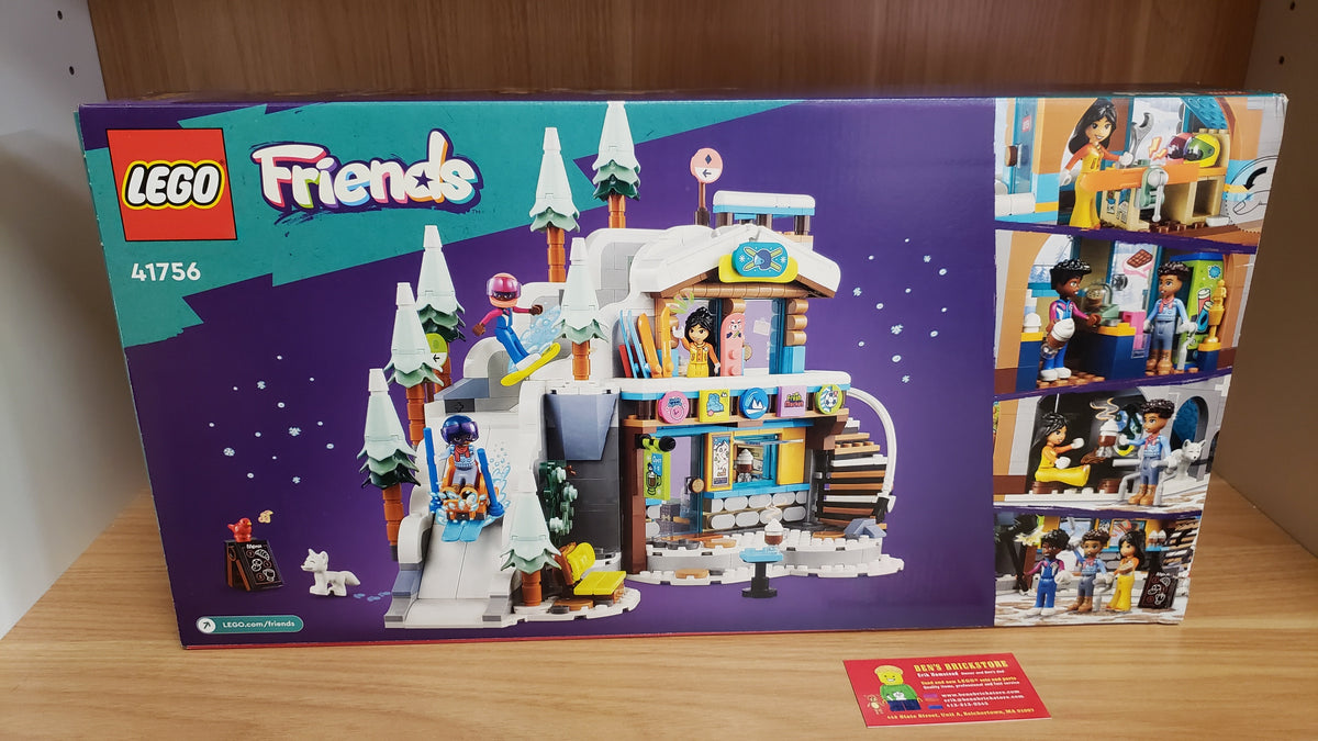 New, Sealed LEGO® Friends Holiday Ski Slope and Café Set 41756 (980 pcs)