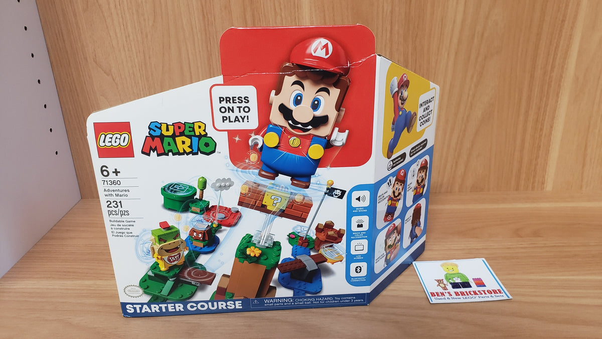 New, Sealed LEGO® Super Mario Set 71360 - Adventures with Mario - Starter Course (231 pcs)