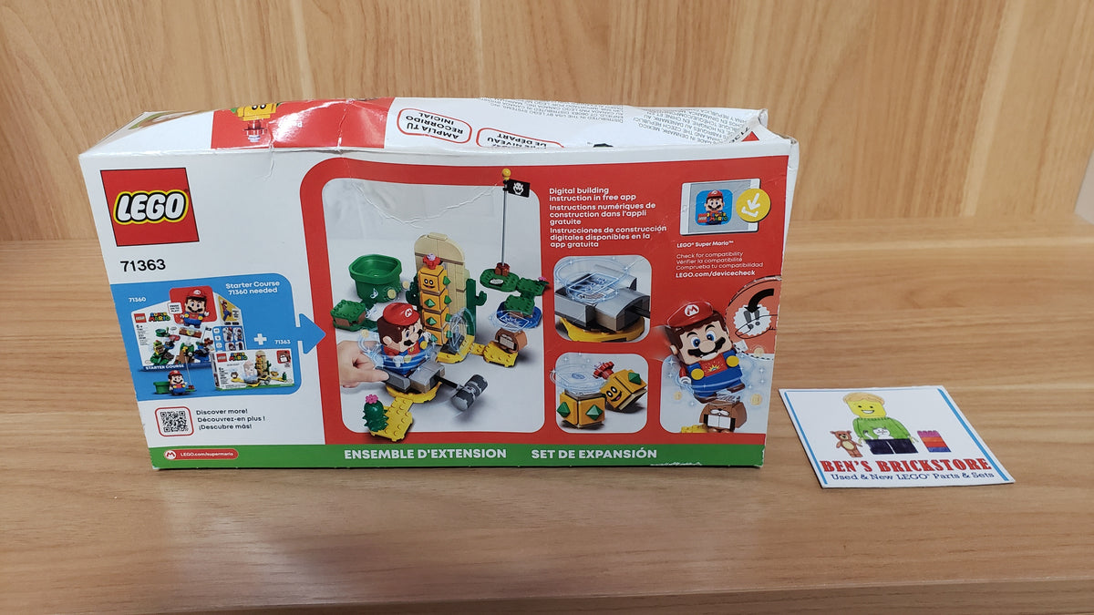 NEW, Sealed LEGO® Super Mario Set 71363 - Desert Pokey - Expansion Set (180 pcs)
