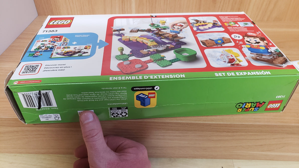 New, Sealed LEGO® Super Mario™ Wiggler’s Poison Swamp Expansion Set 71383 Building Kit (374 pcs)