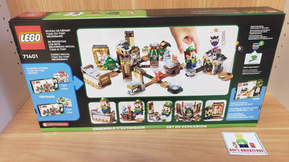 New, Sealed MINOR BOX DAMAGE LEGO® Super Mario™ Luigi’s Mansion™ Haunt-and-Seek Expansion Set 71401 (877 pcs)