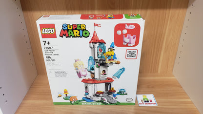 New, Sealed DAMAGED BOX LEGO® Super Mario™ Cat Peach Suit and Frozen Tower Expansion Set 71407 (494 pcs)