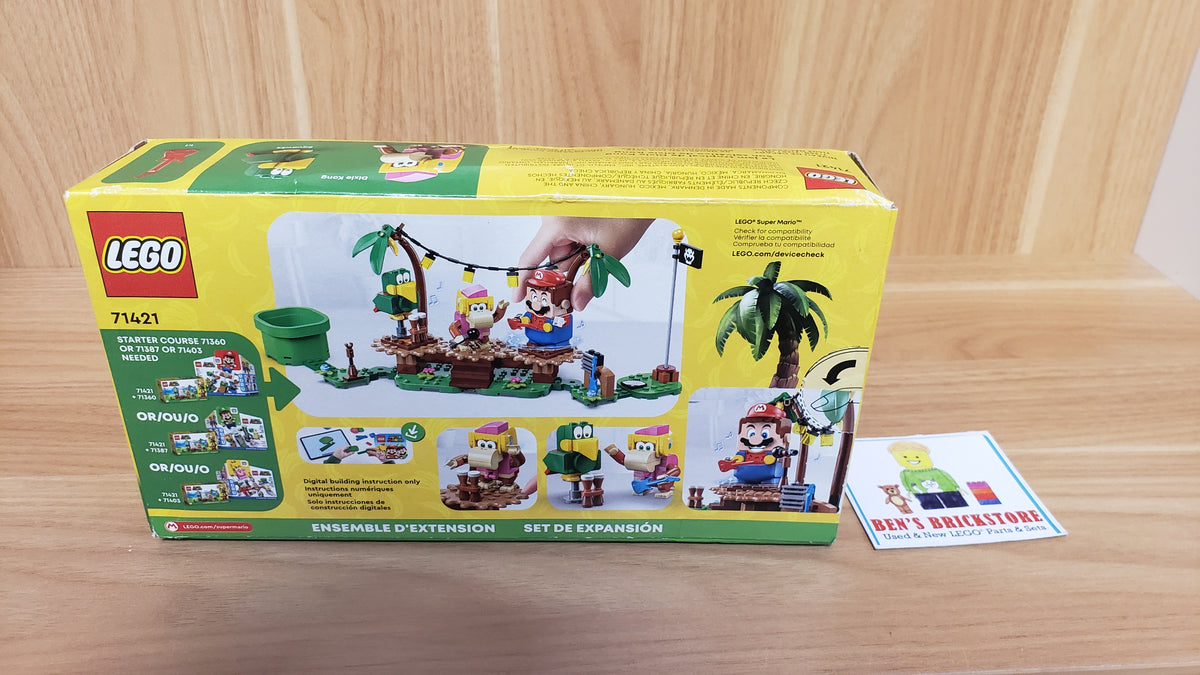 New, Sealed LEGO® Super Mario™ Dixie Kong’s Jungle Jam Expansion Set 71421 (174 pcs)