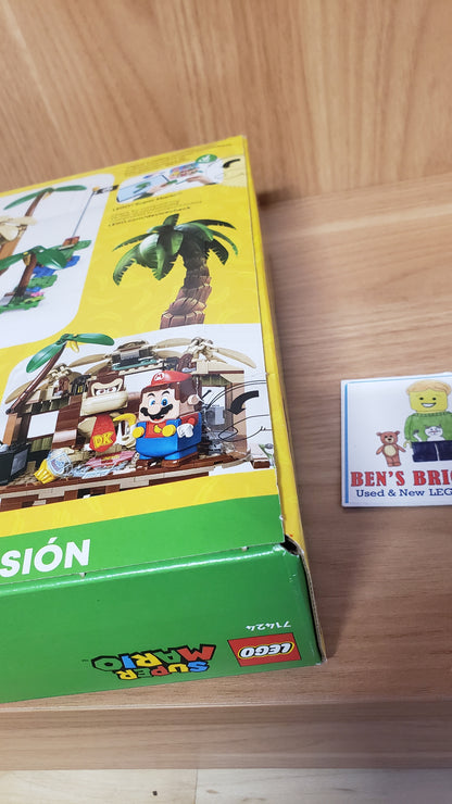 New, Sealed DAMAGED BOX LEGO® Super Mario™ Donkey Kong’s Tree House Expansion Set 71424 (555 pcs)