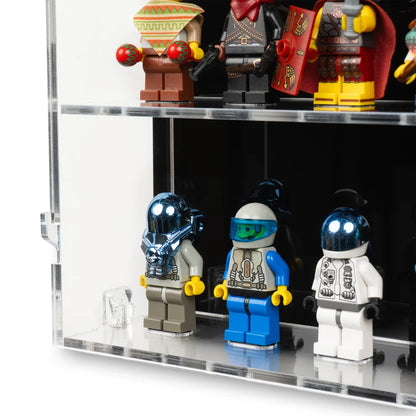 75 LEGO® Minifigures Wall-Mounted Display Case by Kingdom Brick Supply